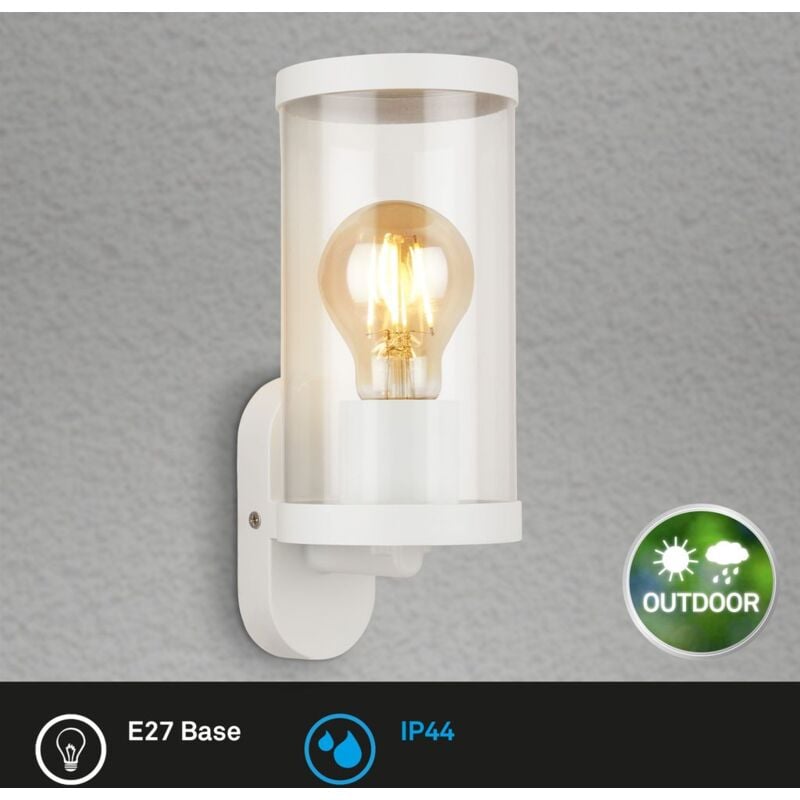 foto del prodotto leuchten kairo lampada da parete e da soffitto 3600016 protezione dagli spruzzi d acqua ip44 attacco e27 23 x 9,5 x 11,5 cm briloner