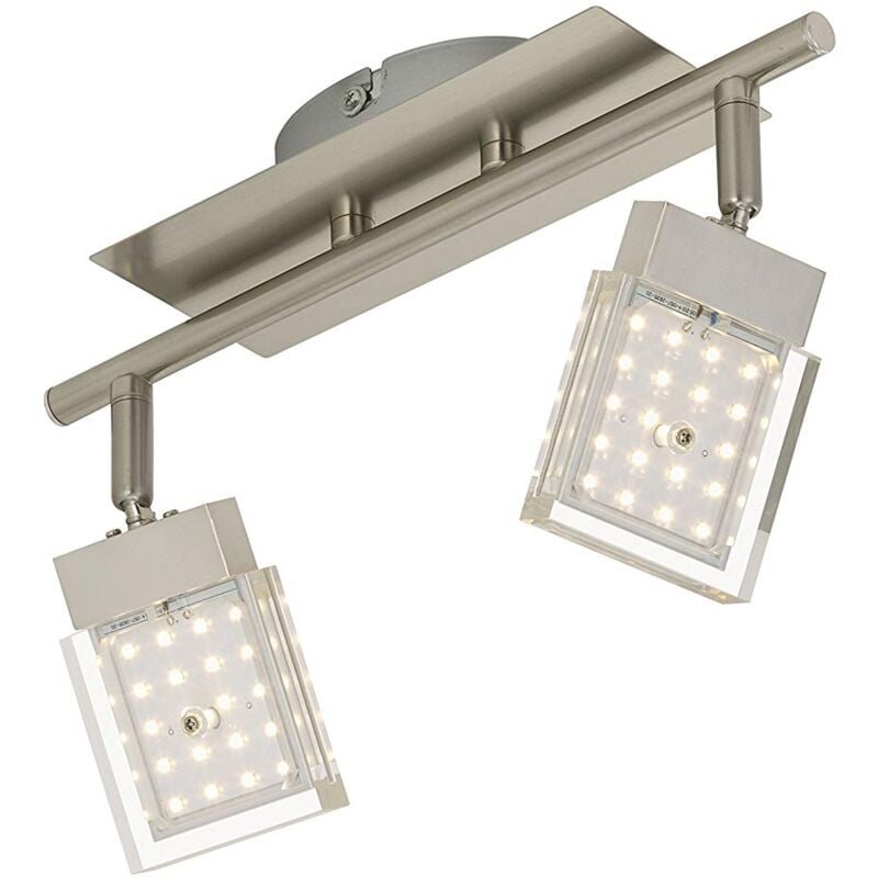 foto del prodotto leuchten plafoniera con farettiled integrata, 4.5 w, satinati, 30.5 x 8 x 8.7 cm classe di efficienza energetica a briloner