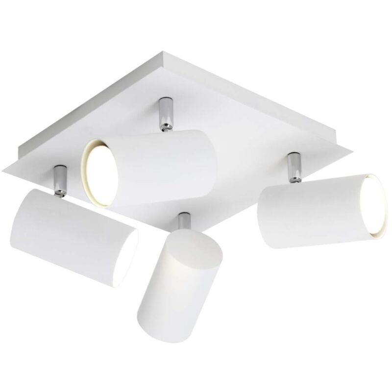foto del prodotto leuchten plafoniera quadrata 4xgu10 bianco 24x24mm trio