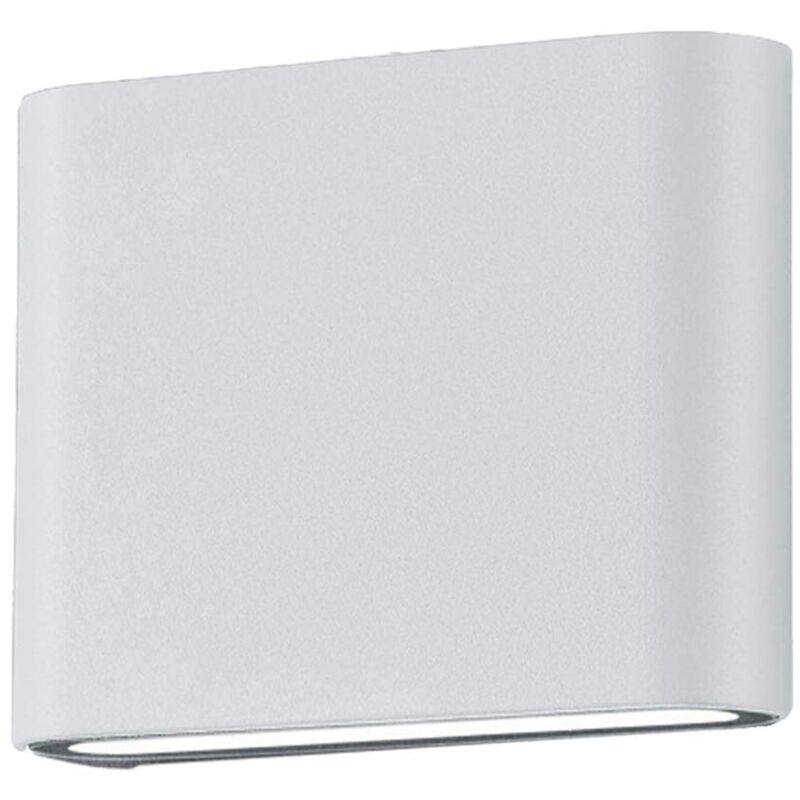 foto del prodotto leuchten thames ii 227560231 lampada a led per esterni, in alluminio, 2 x 2,5 watt, colore bianco trio