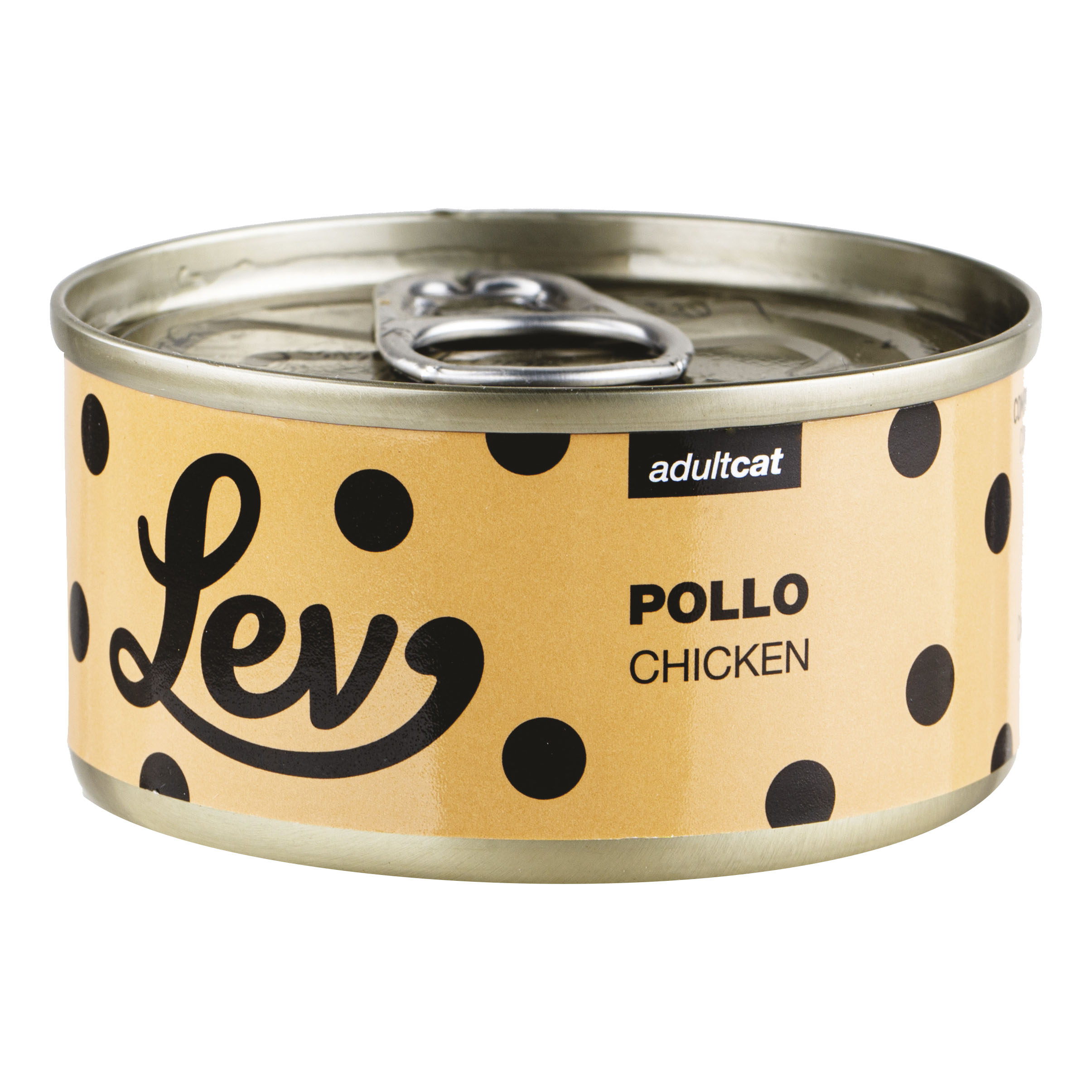 foto del prodotto lev gatto lattina in acqua di cottura adulto pollo 70 gr