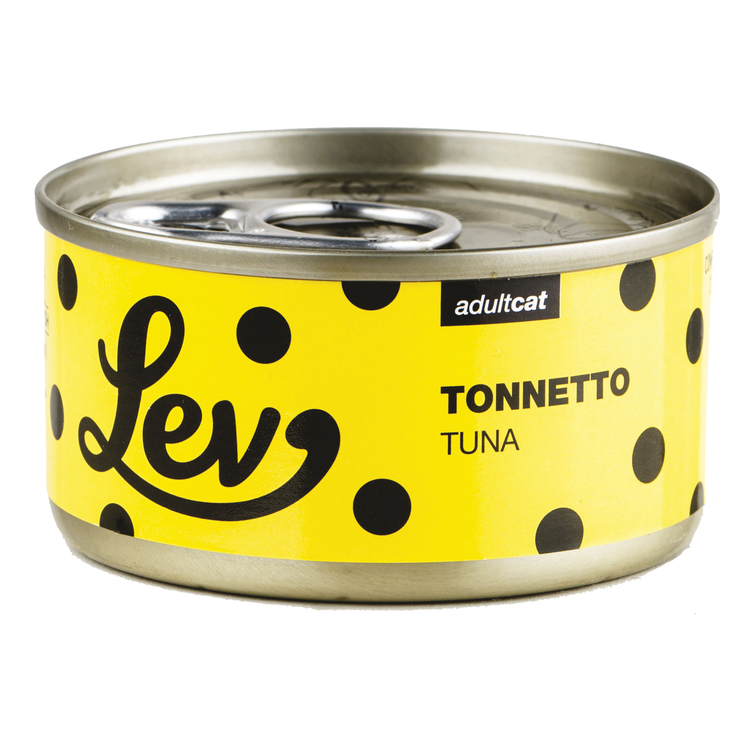 foto del prodotto lev gatto lattina in acqua di cottura adulto tonnetto 70 gr