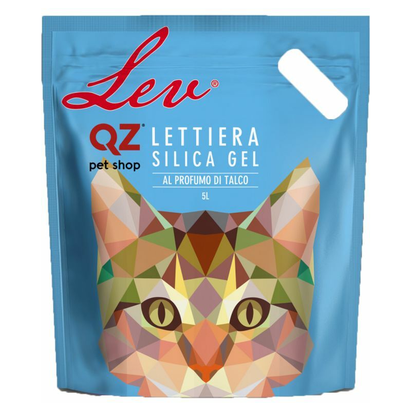 foto del prodotto lev lettiera silica gel talco 5l