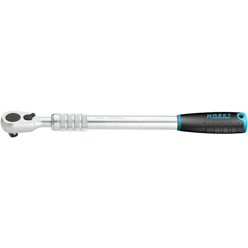 foto del prodotto leva a cricchetto reversibile con dentatura fine hiper estraibile 916hplg attacco quadro, massiccio, 1 2 di pollice 12,5 mm 614 mm