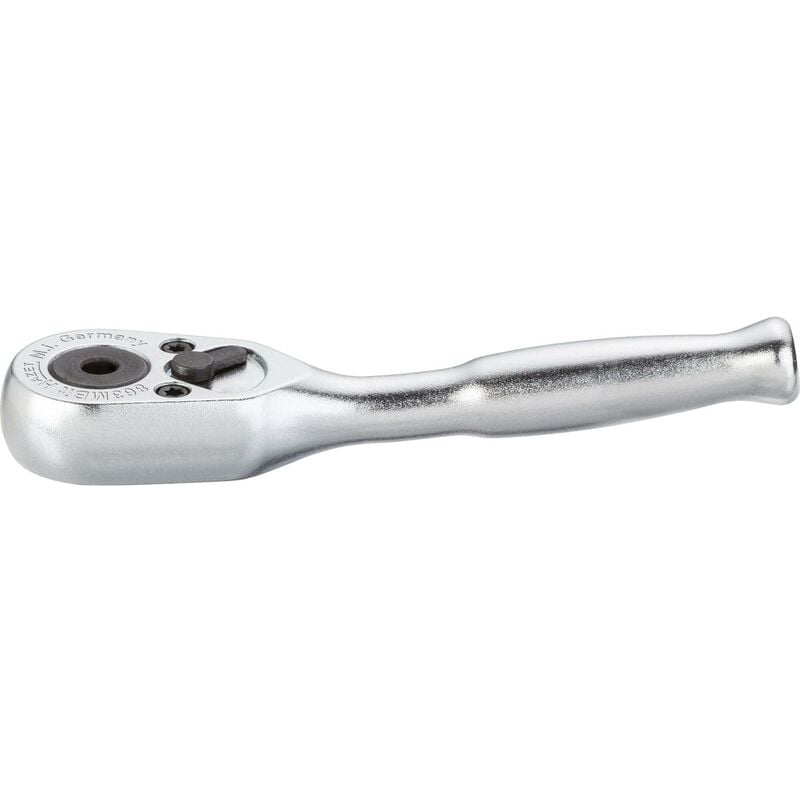 foto del prodotto leva a cricchetto reversibile interamente in acciaio per bits 863mbit attacco esagonale, cavo, 1 4 di pollice 6,3 mm lunghezza 89 mm