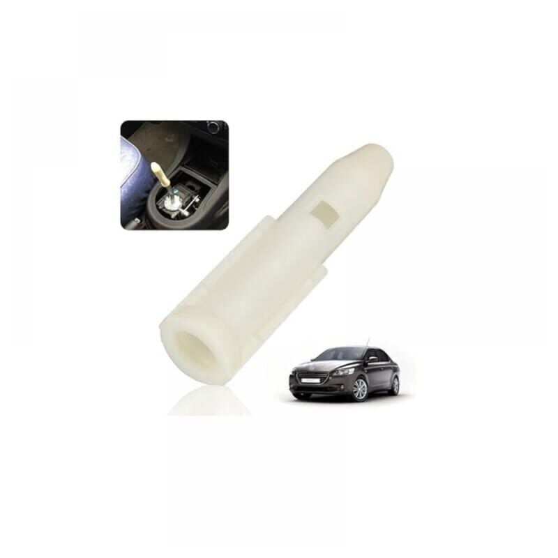 foto del prodotto leva adattatrice pomello cambio bianco per peugeot 106 107 206 207 301 306 307 308 2008 3008 406 508 5008 605 807 partner ecc. citroen c1 c2 c3 c4