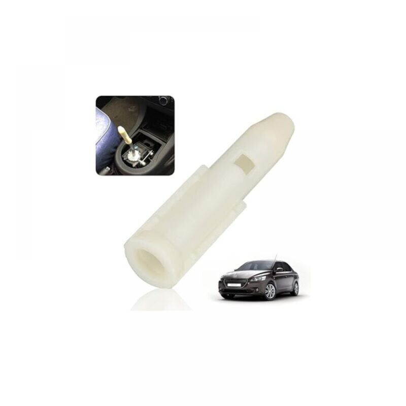 foto del prodotto leva adattatrice pomello cambio bianco per peugeot 106 107 206 207 301 306 307 308 2008 3008 406 508 5008 605 807 partner ecc. citroen c1 c2 c3 c4