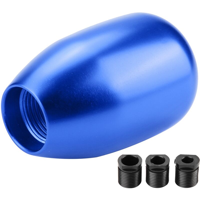 foto del prodotto leva del cambio con pomello cambio manuale a 5 marce per auto con 3 adattatori 8 10 12 mm blu zoternen
