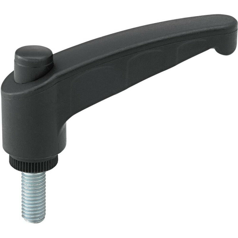 foto del prodotto leva di serraggio con ag termoplastico. dimensione 95. m12x30. contenuto 1 pezzo fortis