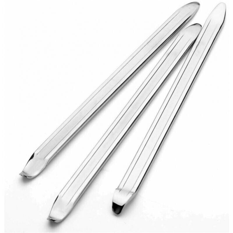foto del prodotto leva per pneumatici da 3 pezzi, leve per pneumatici in acciaio al manganese da 30 cm, strumenti di riparazione per cambio pneumatici per bici, moto,