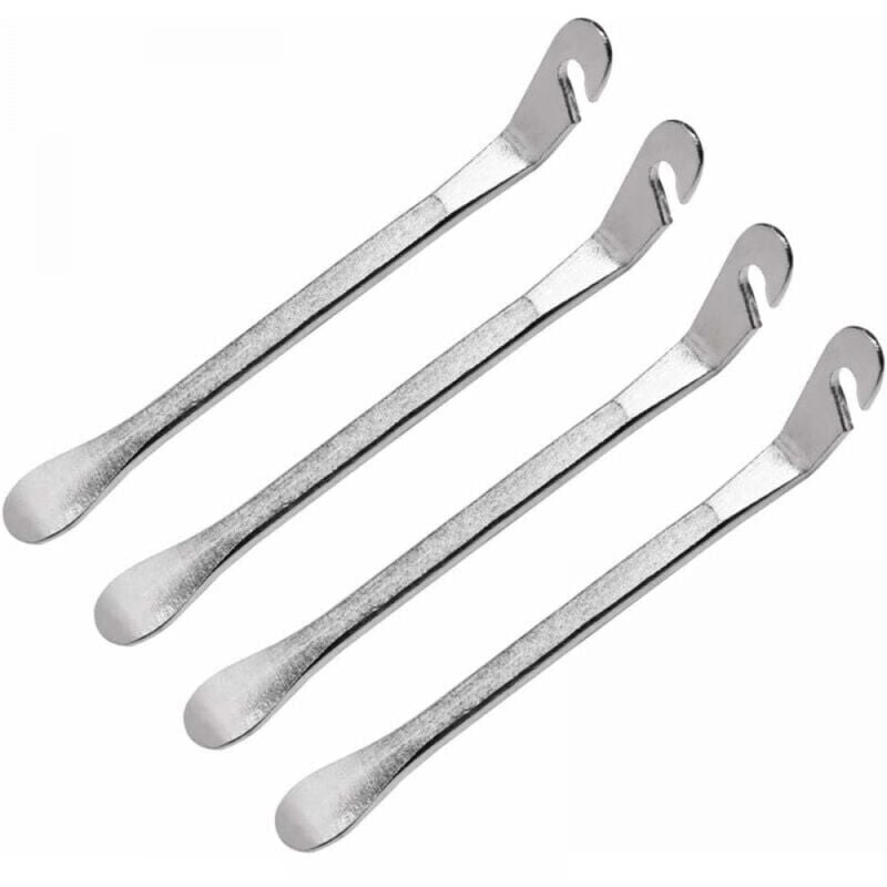 foto del prodotto leva per pneumatici manuale da 4 pezzi, leva per pneumatici per bici in acciaio, leva per pneumatici per bici, leva per pneumatici per bici, leva per