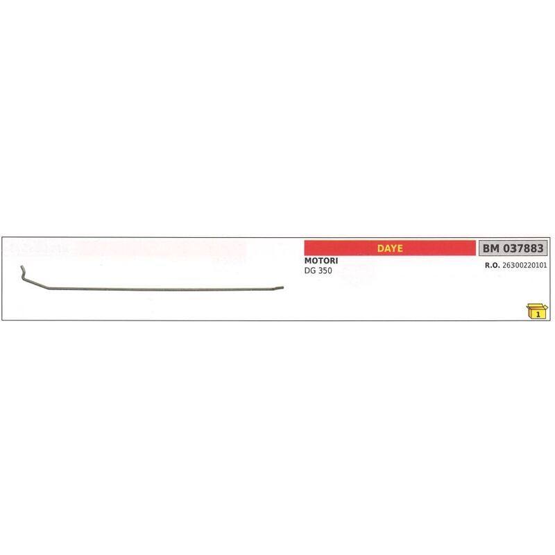foto del prodotto leva regolatore carburatore daye per motore trattorino dg 350 037883