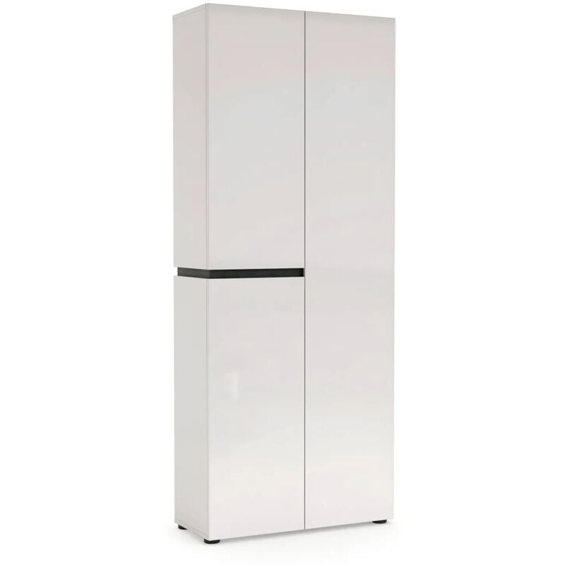 foto del prodotto levante mobile scarpiera 3 ante 80x34x200 cm bianco