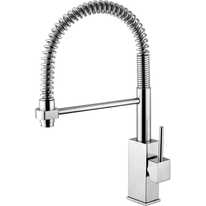 foto del prodotto level miscelatore lavello monoforo con canna orientabile cromato codice prod lea176cr - paffoni