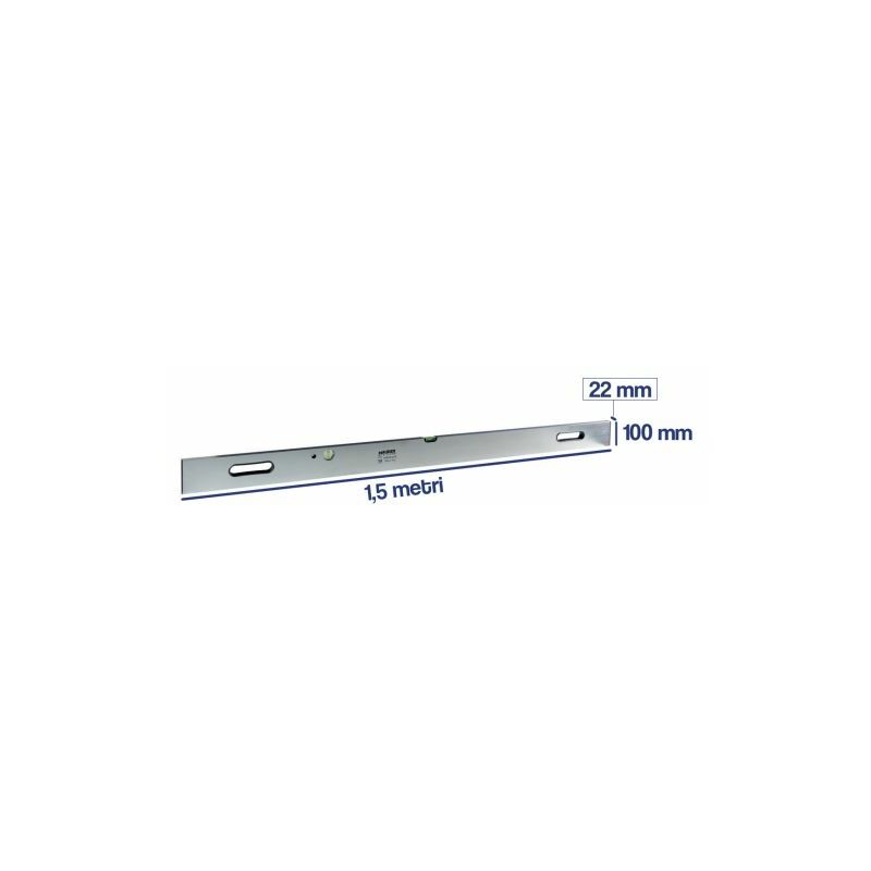 foto del prodotto level stadia livella alluminio 2 manici con 2 bolle mt 1.5 25618 