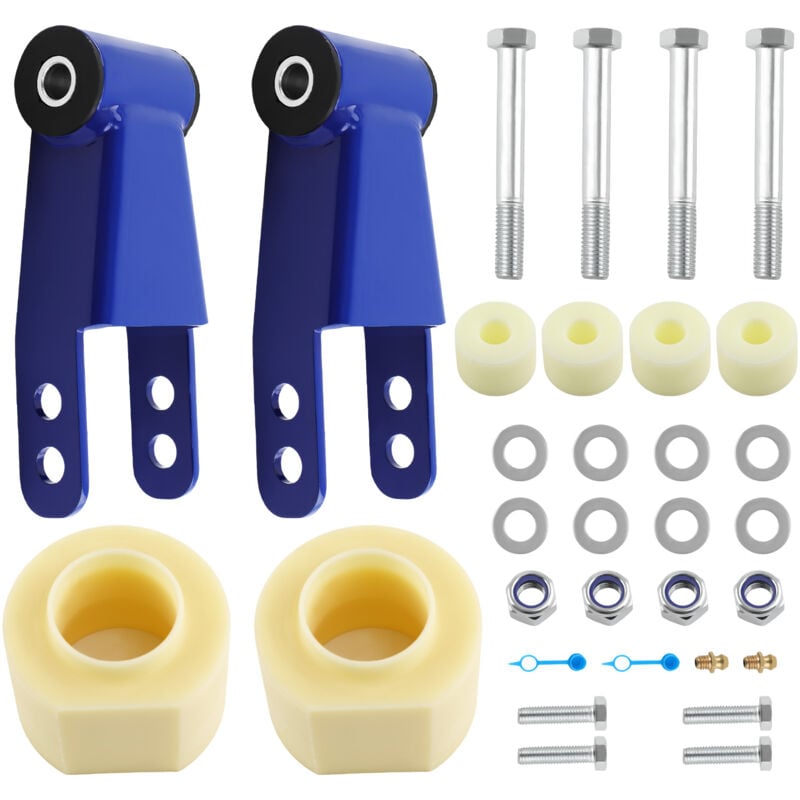 foto del prodotto leveling lift kit front 3 rear 2 shackles for jeep cherokee xj 1984 2001