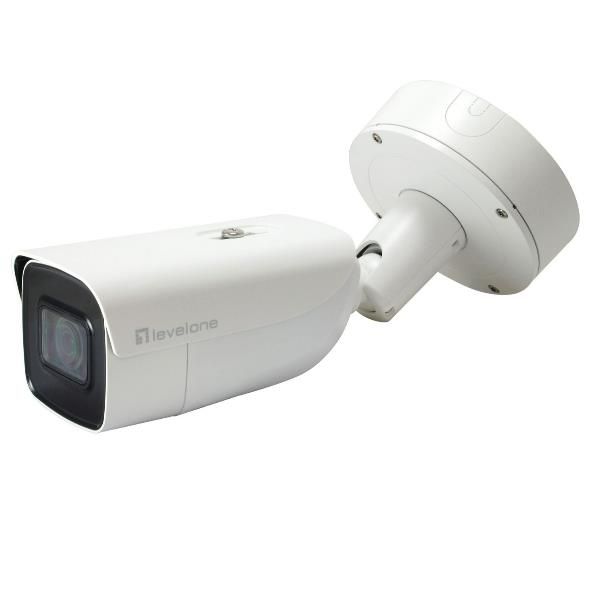 foto del prodotto levelone fcs 5095 telecamera di sorveglianza pallottola forma telecamera di sicurezza ip interno e esterno 3840 x 2160 pixel pavimento parete