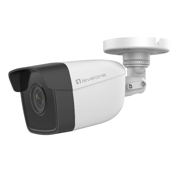 foto del prodotto levelone fcs 5201 telecamera di sorveglianza pallottola forma telecamera di sicurezza ip interno e esterno 1920 x 1080 pixel soffitto muro