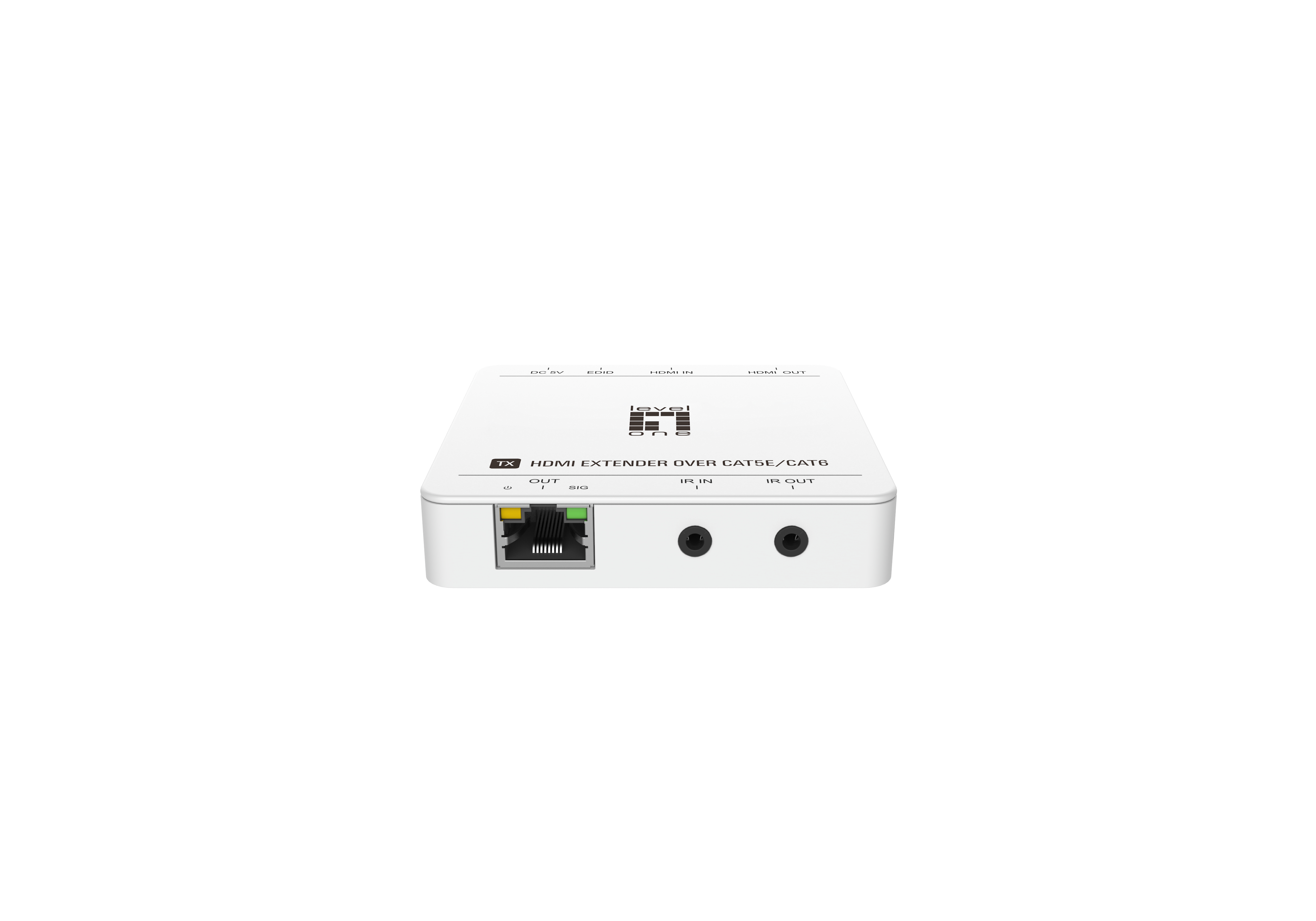 foto del prodotto levelone hve 9007 moltiplicatore av trasmettitore e ricevitore av bianco