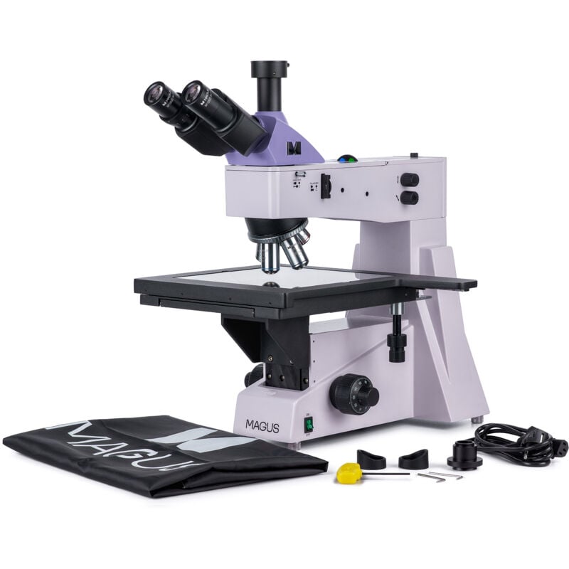 foto del prodotto levenhuk microscopio metallurgico digitale magus metal d650