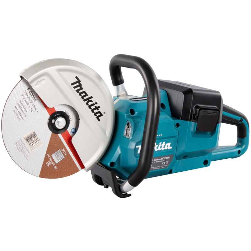 foto del prodotto levigatrice a batteria makita dce090zx1, 2x 18v senza batteria e caricabatterie