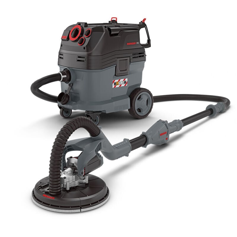 foto del prodotto levigatrice a collo lungo lhs 225 aspiratore di sicurezza vcm 530 pro incl. set di abrasivi menzer