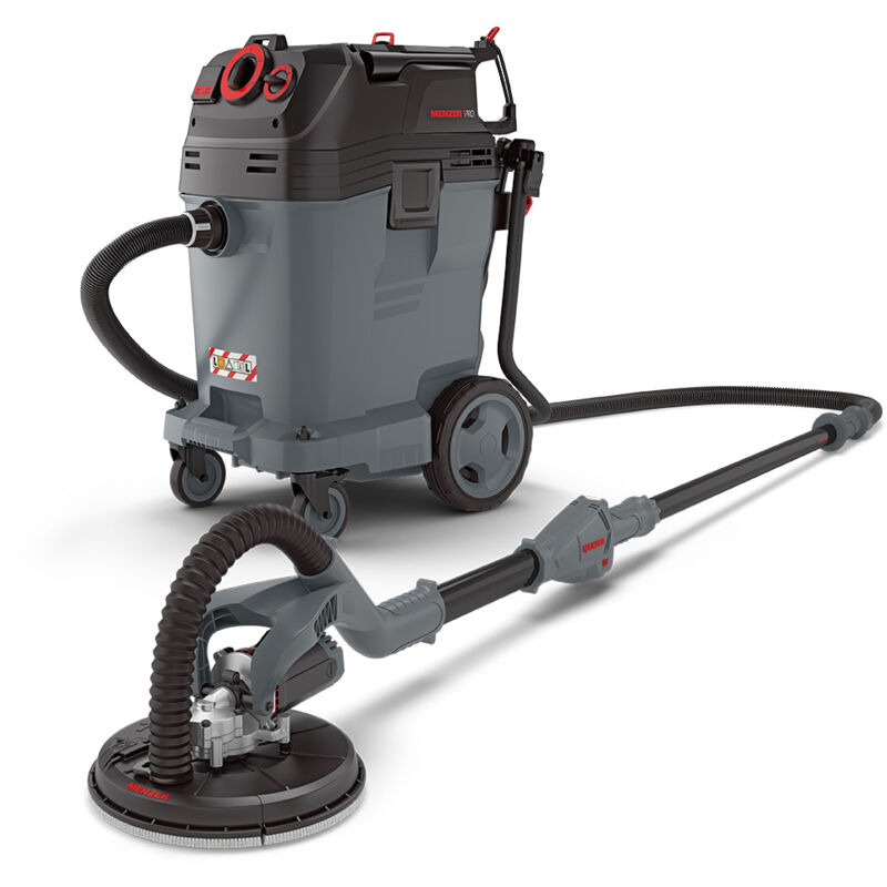 foto del prodotto levigatrice a collo lungo lhs 225 vario aspiratore di sicurezza aspiratore a umido secco vcl 550 pro incl. set di abrasivi menzer