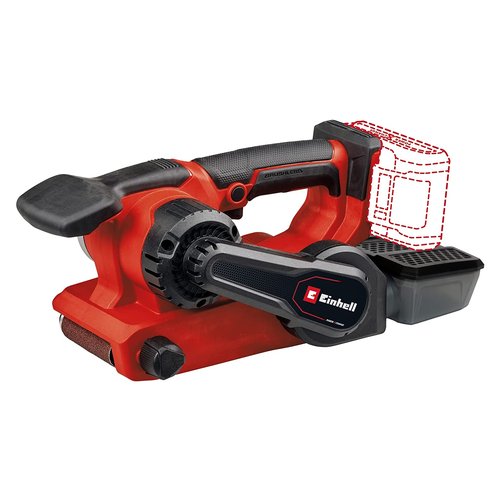 foto del prodotto levigatrice a nastro einhell 4466270 power x change tp bs 18 457 li bl