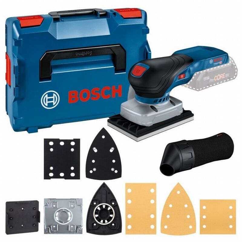 foto del prodotto levigatrice eccentrica a batteria gss 18v 13 bosch pro 80x130 mm senza batteria e caricatore 06019l0101
