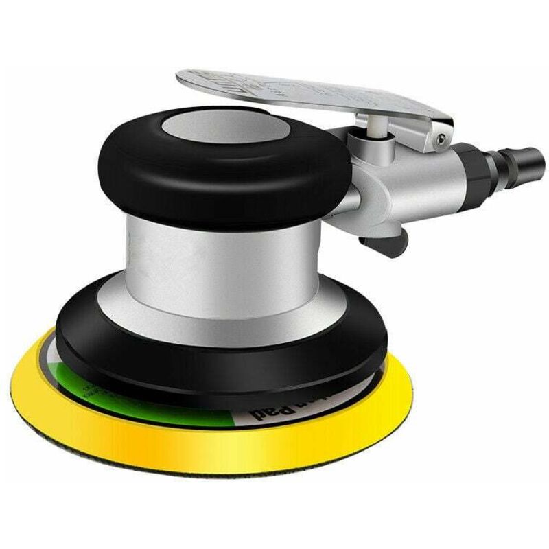 foto del prodotto levigatrice eccentrica ad aria professionale, mini lucidatrice pneumatica a doppia azione ad alte prestazioni con, 9500 giri/min, (1 pezzo, 125 mm)