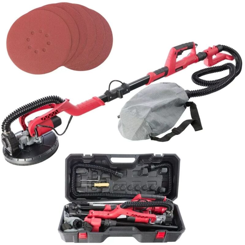 foto del prodotto levigatrice giraffa orbitale per pareti muro cartongesso 750 w 225mm arebos