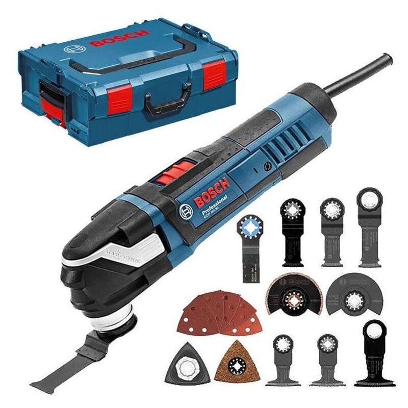 foto del prodotto levigatrice gop40 30 starlock plus 400w bosch con 15 accessori in scatola 0601231001