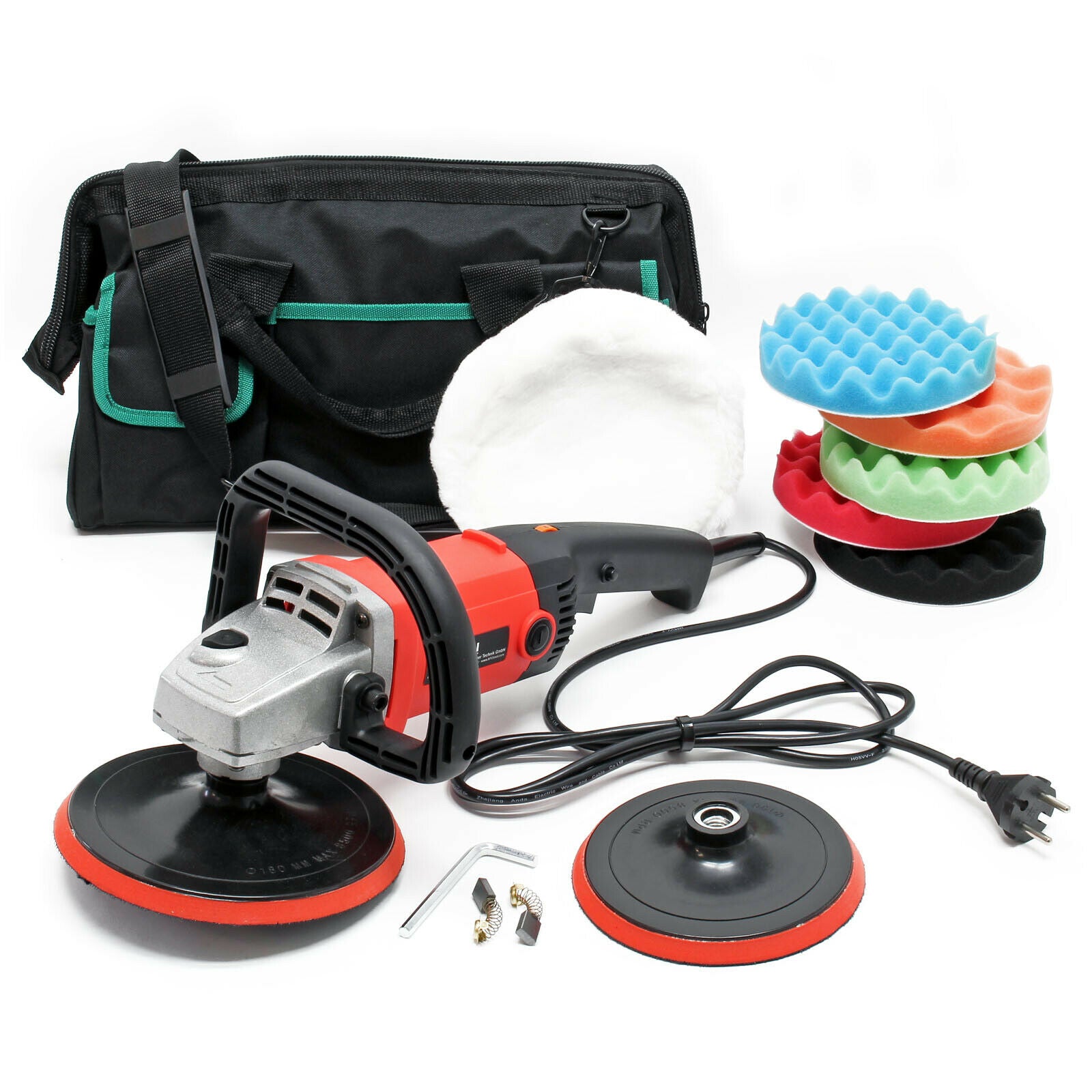 foto del prodotto levigatrice lucidatrice 1200 watt 3000 giri min smerigliatrice lucidatrice automatica 16 0002668