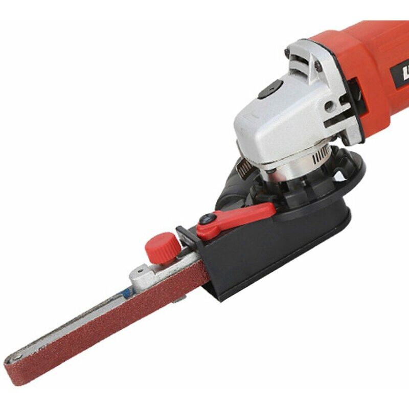 foto del prodotto levigatrice multifunzione mini levigatrice fai da te cintura adattatore levigatrice a nastro per smerigliatrice angolare elettrica da 115 mm 4,5 e