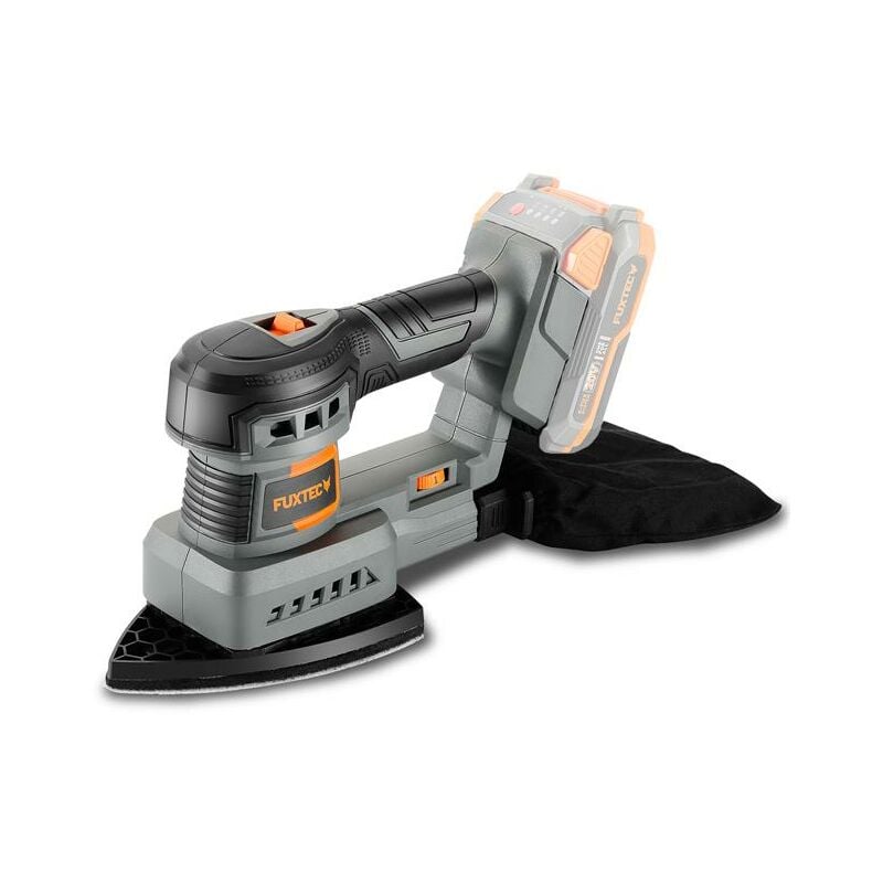 foto del prodotto levigatrice orbitale a batteria fuxtec 20v fx e1ms20 solo senza batteria