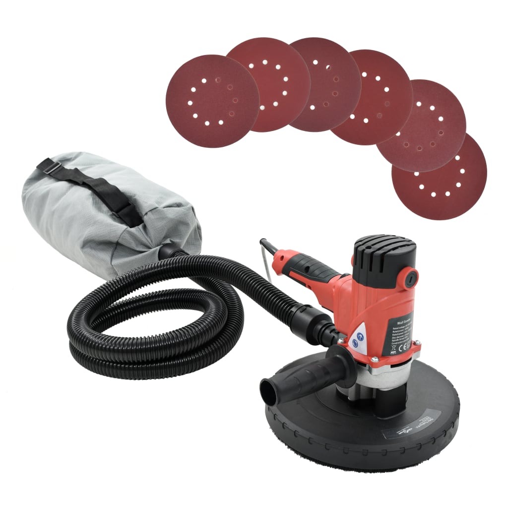 foto del prodotto levigatrice per cartongesso con aspiratore 1200 w vidaxl