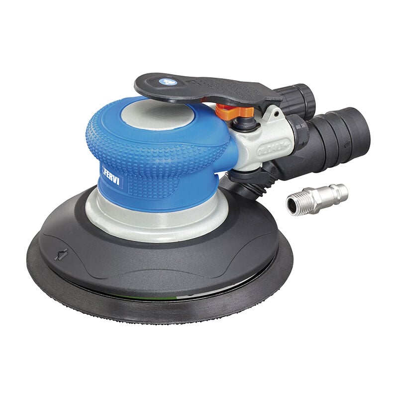 foto del prodotto levigatrice pneumatica roto orbitale 150 mm aria compressa fervi 0419