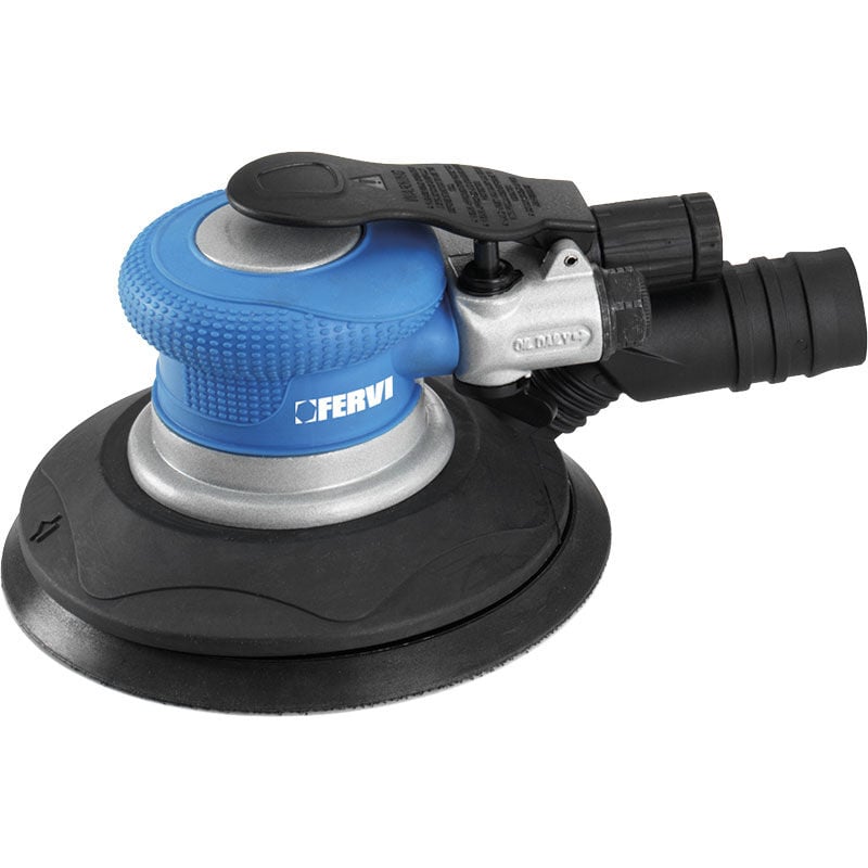 foto del prodotto levigatrice pneumatica roto orbitale 150 mm aria compressa fervi 0458