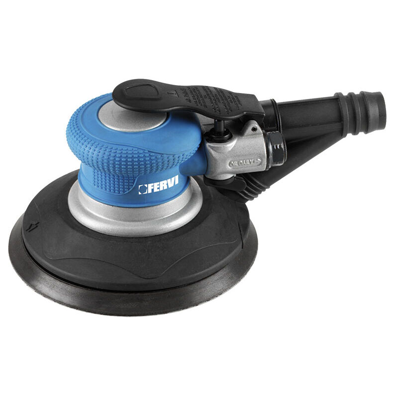 foto del prodotto levigatrice pneumatica roto orbitale 150 mm aria compressa fervi 0460