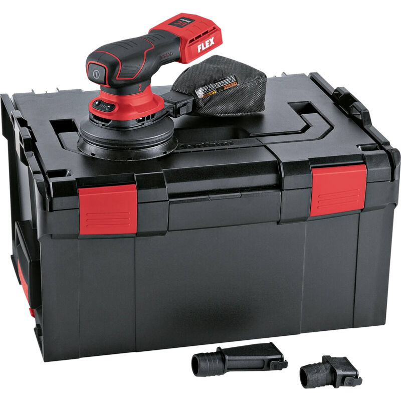 foto del prodotto levigatrice rotorbitale a batteria flex ore 2 125 18 ec senza batteria e caricabatterie in l boxx 238