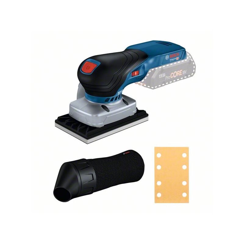 foto del prodotto levigatrice vibrante bosch professional e gss 18v senza batteria 