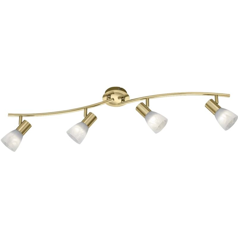 foto del prodotto levisto barra led 4 spots orient. ottone vt.alab. l.88