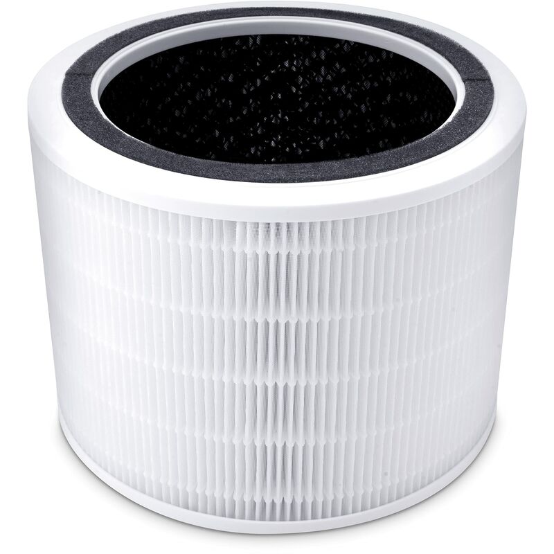 foto del prodotto levoit filtro di ricambio per purificatore d aria core 200s, filtro hepa con carboni attivi ad alta efficienza e prefiltro, contro allergie, fumo e