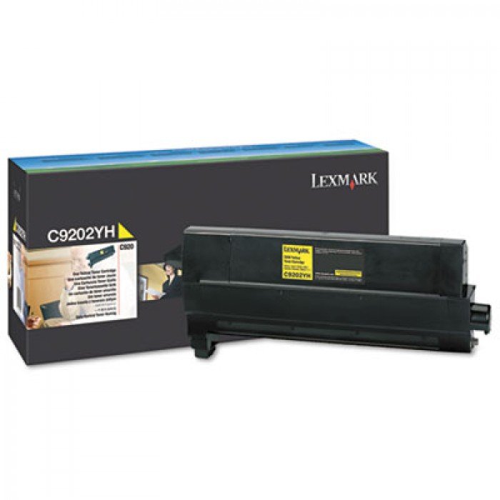 foto del prodotto lexmark 00c9202yh cartuccia toner originale giallo