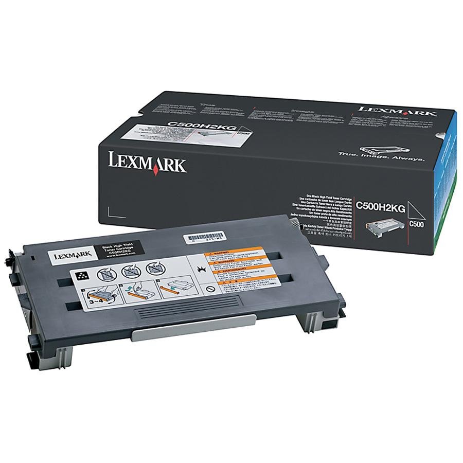 foto del prodotto lexmark 0c500h2kg cartuccia toner 1 pz originale nero