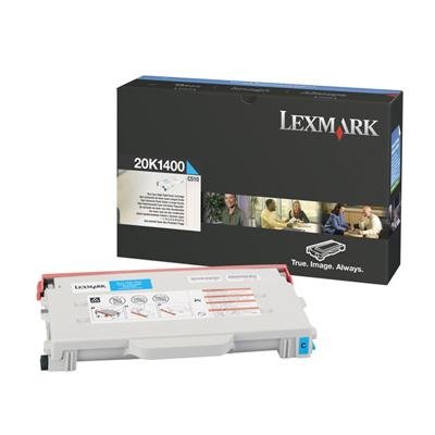 foto del prodotto lexmark 20k1400 cartuccia toner 1 pz originale ciano
