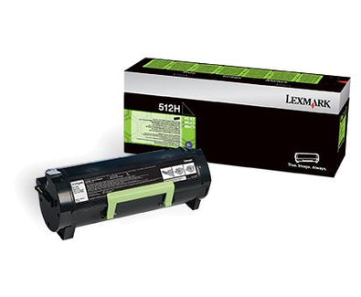 foto del prodotto lexmark 512h cartuccia toner 1 pz originale nero