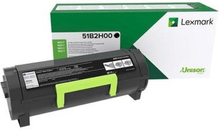 foto del prodotto lexmark 51b2x00 cartuccia toner 1 pz originale nero