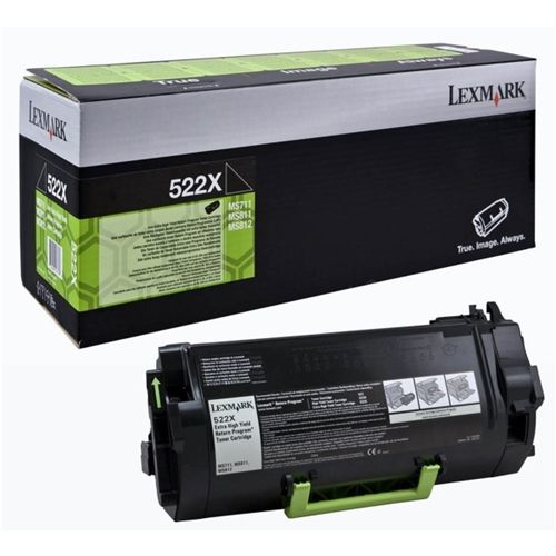 foto del prodotto lexmark 522x r cartuccia toner 1 pz originale nero