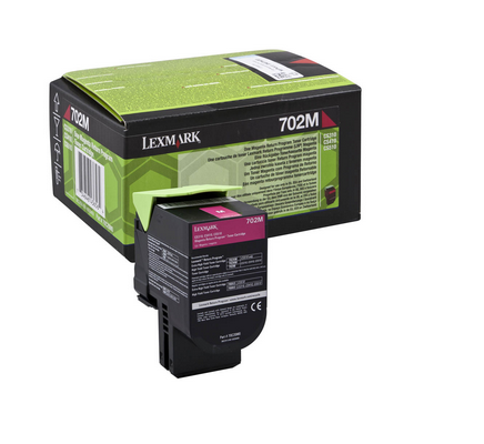 foto del prodotto lexmark 702m r cartuccia toner 1 pz originale magenta
